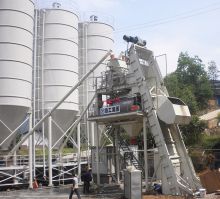 XCMG 240m3 concrete batching plant HZS240VD China environmental protection concrete mix plant price